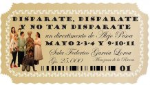 DISPARATE, DISPARATE Y NO TAN DISPARATE. Un divertimento de Alejo Pesoa